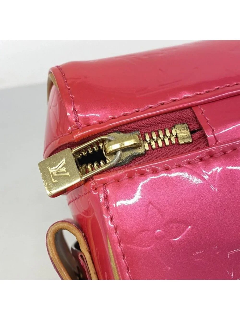 Louis Vuitton Shoulder Bag Vernis Sullivan Horizon Tal PM Fuchsia Pink